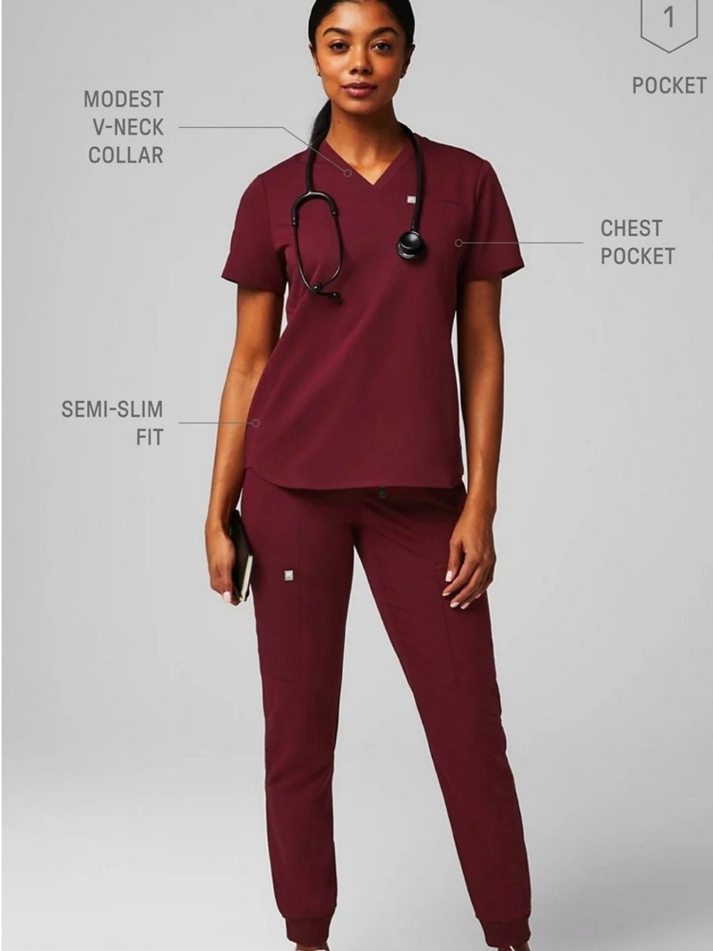 Fabletics Women's Track Pants & Joggers in Burgundy